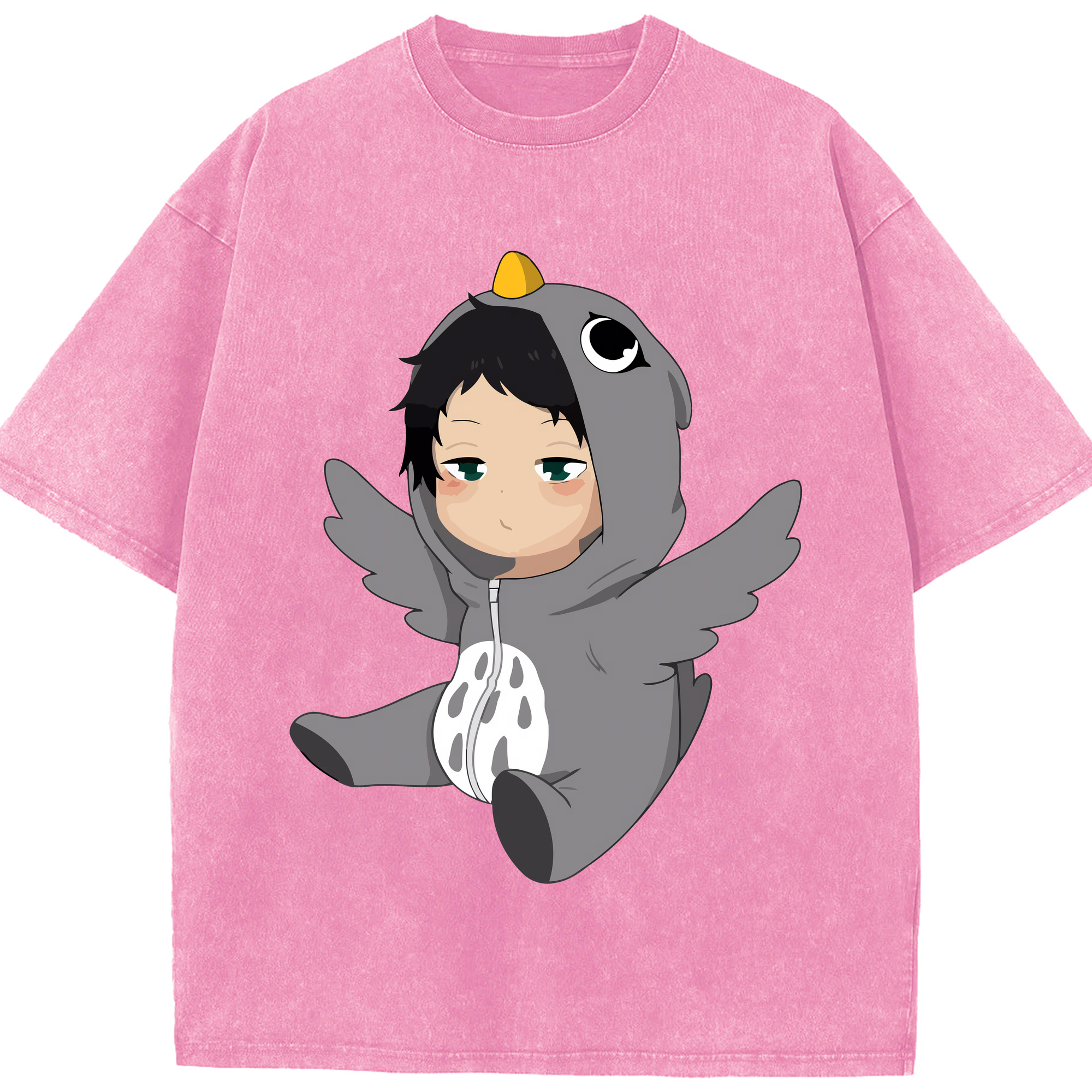 （画像用） ハイキュー!! Haikyu!! 綿100% ヴィンテージ風 半袖Tシャツ（フロントプリント）